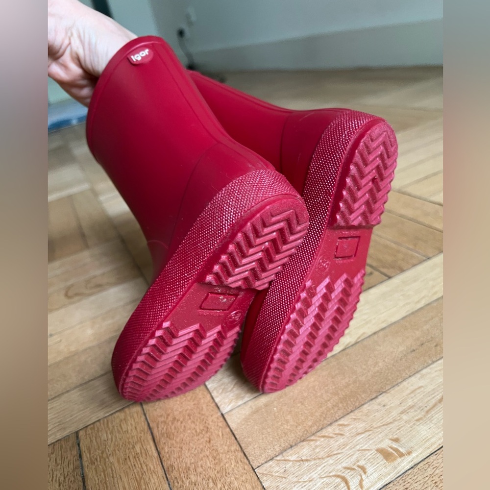 Igor Kids Red Rain & Snow Boots - Picture 3 of 8